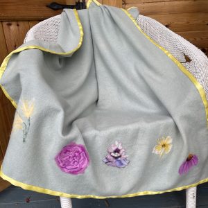 100% Woollen blanket with a unique design
