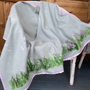 100% woollen blanket with a unique design